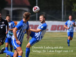 Spielszene aus Heimspiel gegen Ostrach